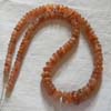 Good quality Sunstone smooth roundel 15 inch strand 4mm to 10mm approx